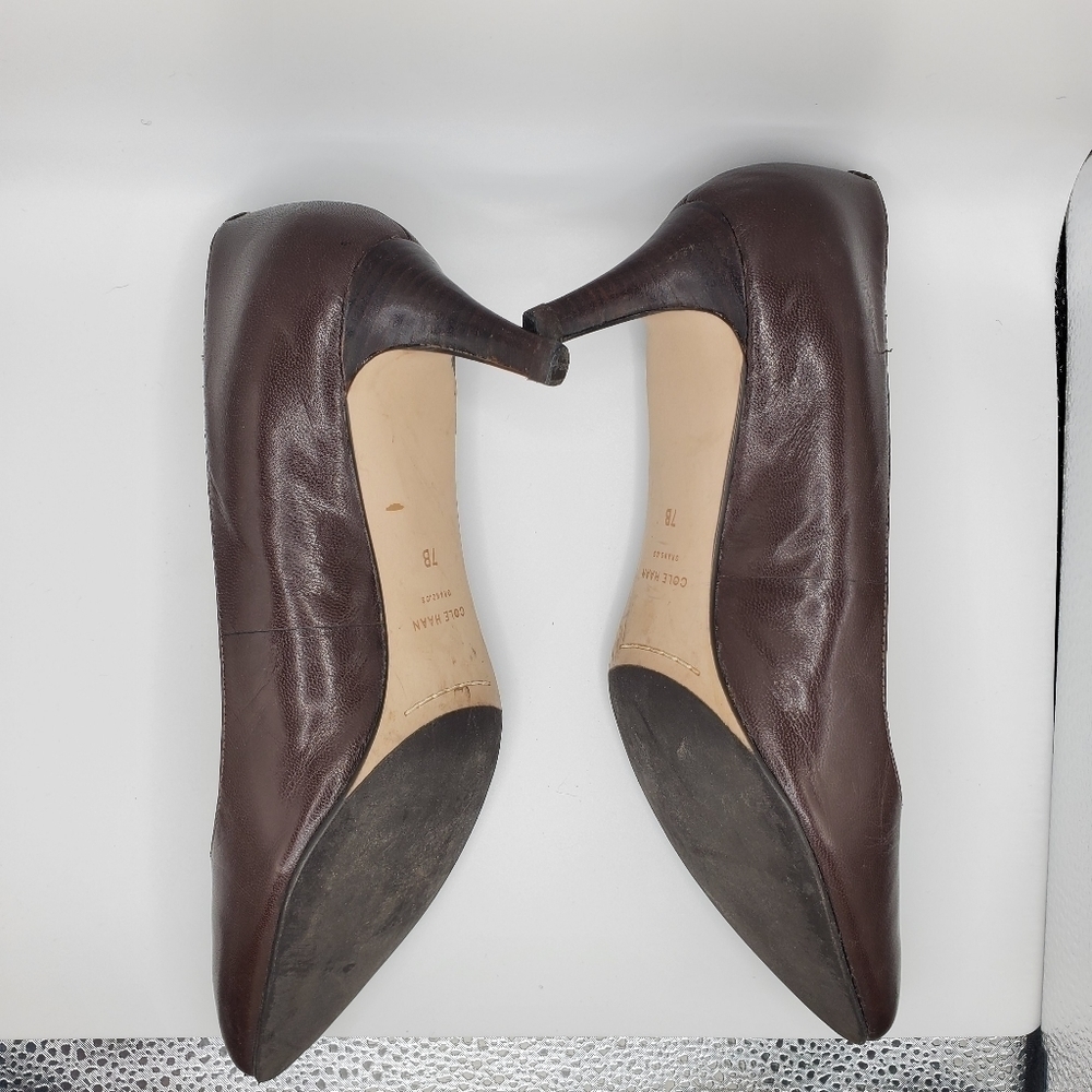 Cole Haan Grand.OS brown pumps 7B EUC - Picture 6 of 10